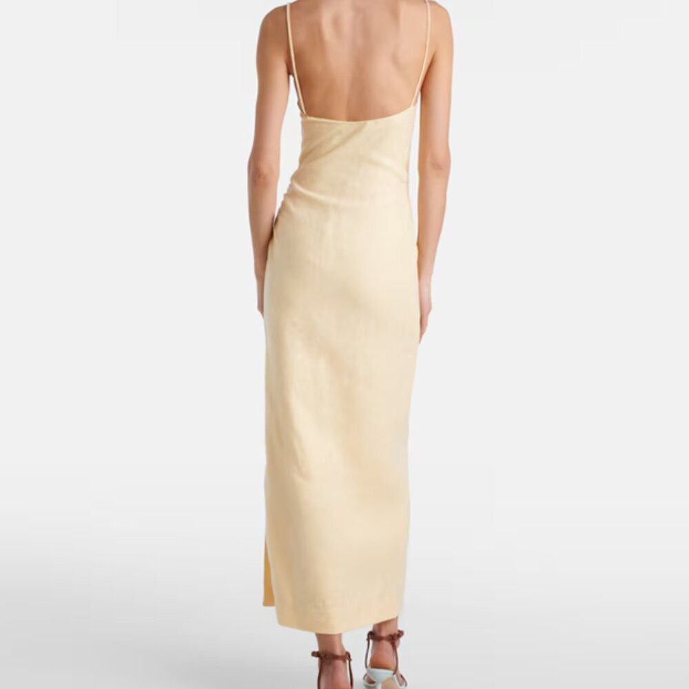 SIR the Label / Mytheresa Tamara Linen Midi Dress NWT - $555 In Store Sz 2 - Picture 3 of 10